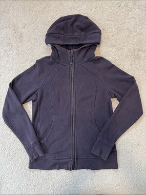 lululemon Scuba Full Zip Hoodie Sweater Purple Sz12